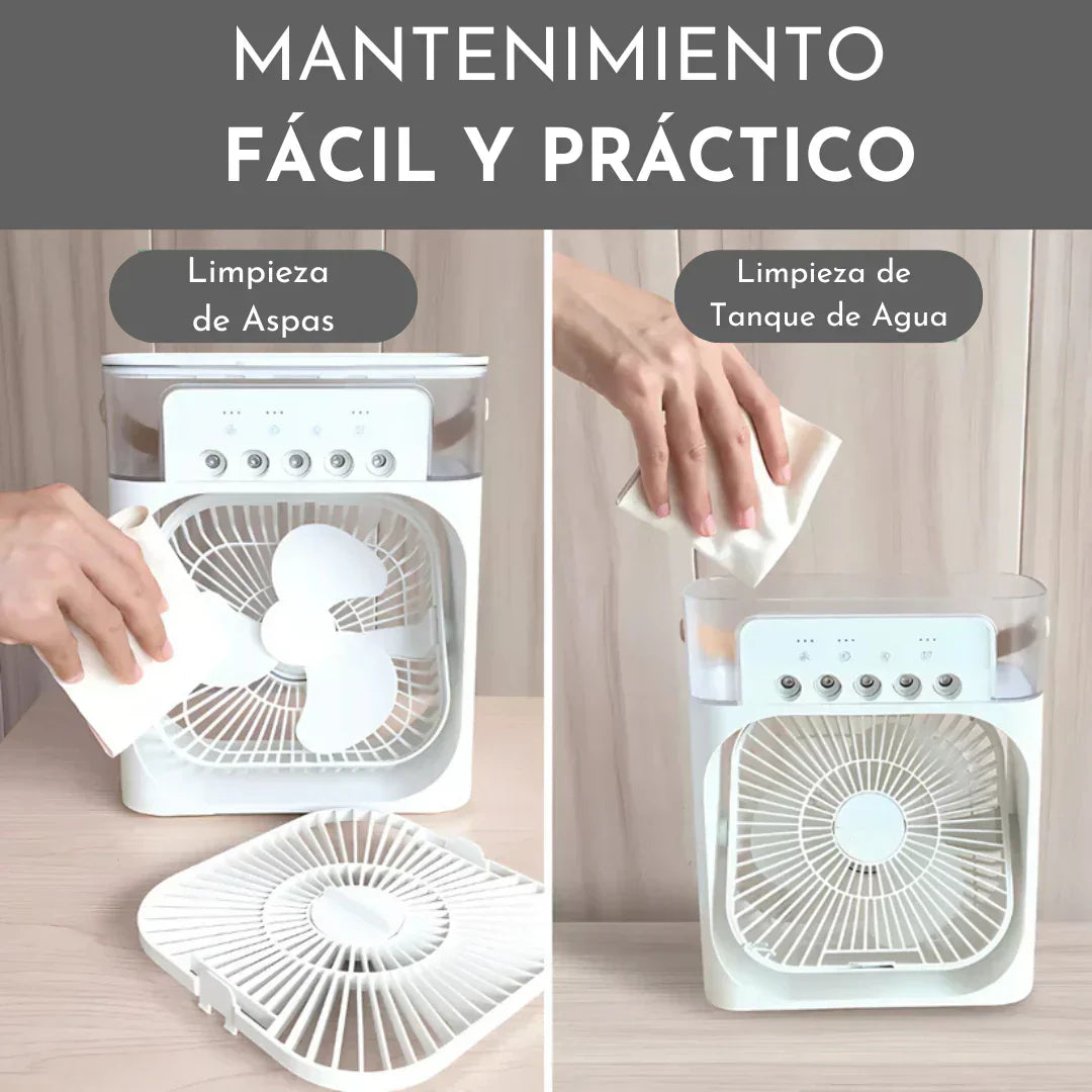 BreezeCool™ - Ventilador Portátil Con Humificador