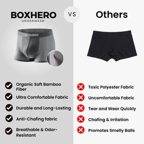 BAMBOO FIBRE BOXER SHORTS - FOR ALL-DAY COMFORT